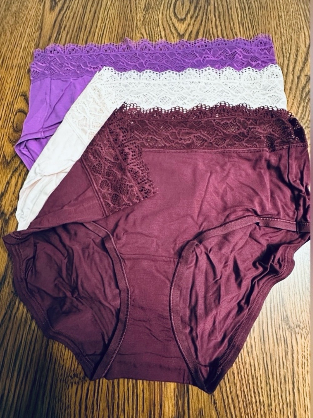 Soma Lace-Trim Super Soft Brief 3 pairs